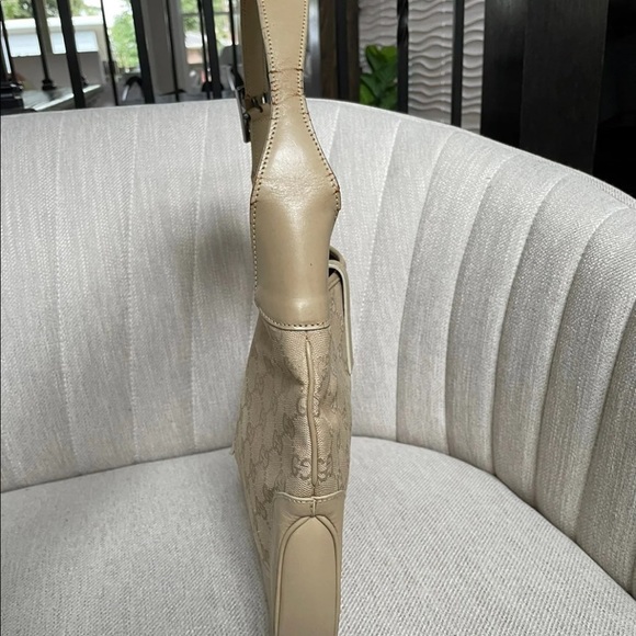 Vintage Beige Gucci Jackie shoulder bag - Picture 7 of 12